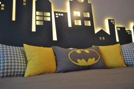 Batman ve Prenses Temalı Daybed Örtü Takımlarımız